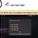 HD 360 Degree Car Camera 1080P 8K 3D AHD Surround View Right+Left+Front+Rear View Reverse Camera For Android Navigation Reverse