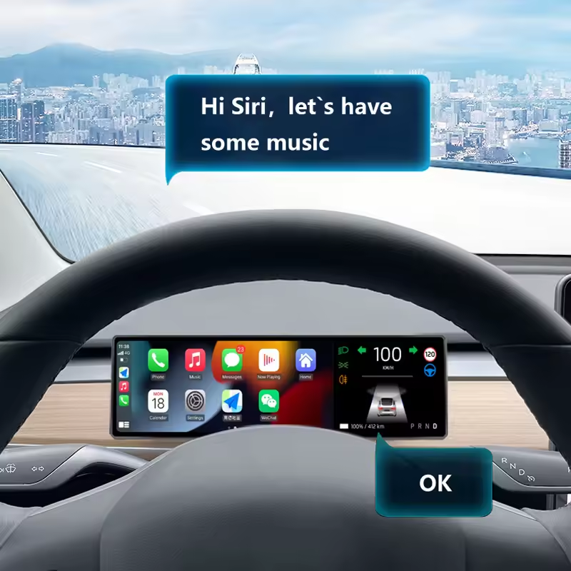 Додатковий екран автомобільної приладової панелі для моделі Tesla Y/3