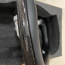 Шкіряне кермо автомобіля Tesla 3