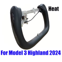 Шкіряне кермо автомобіля Tesla 3