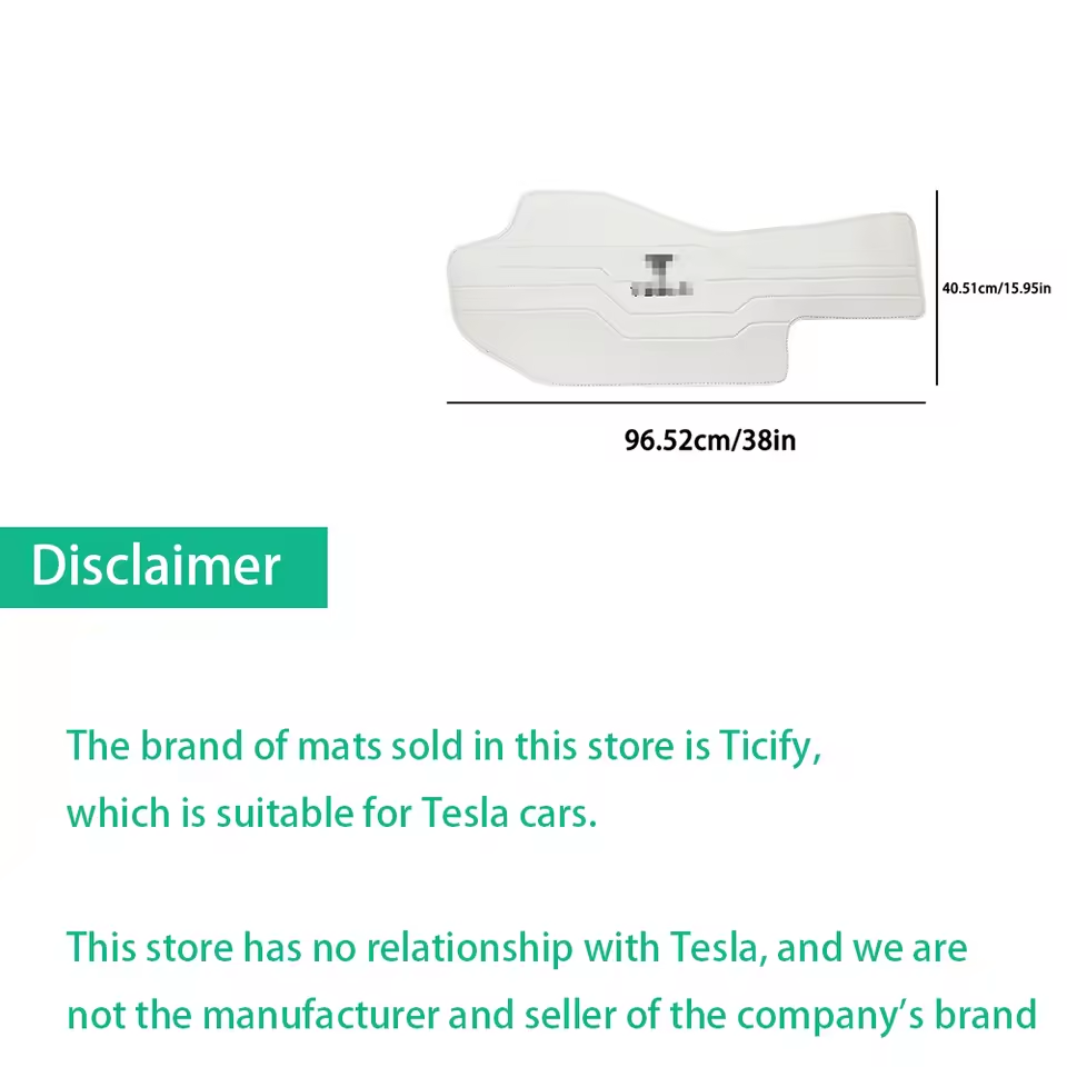 Захисні накладки боковини центральної консолі Tesla 3