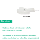 Захисні накладки боковини центральної консолі Tesla 3