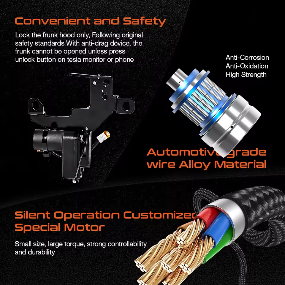 Електричний дотягувач переднйого багажнику