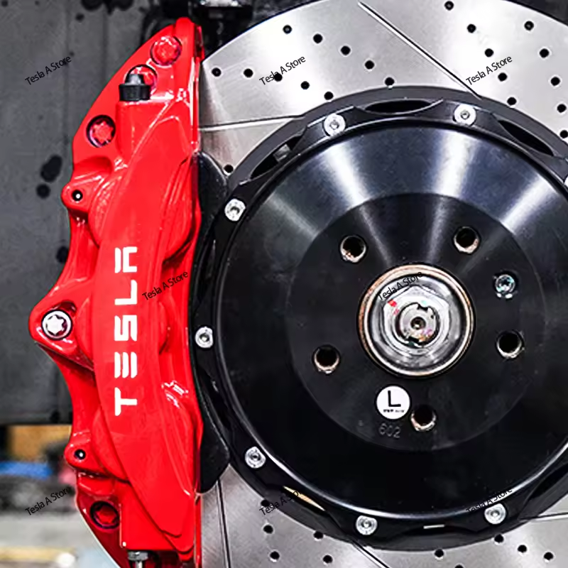  Наклейка на гальмівний супорт Tesla