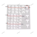  Наклейка на гальмівний супорт Tesla