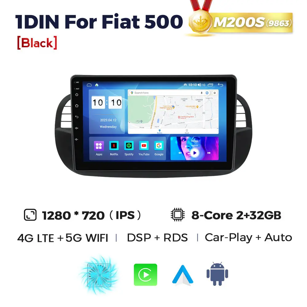 Магнітола Fiat 500