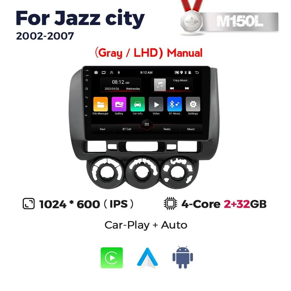 Магнітола Honda Jazz 2, City 4