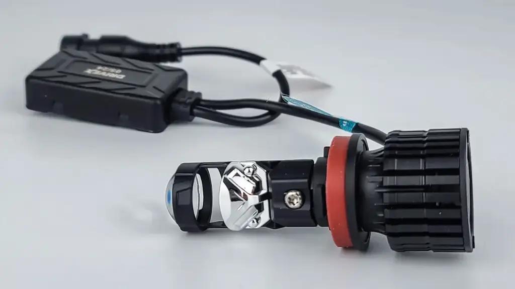 LED лампи автомобільні з лінзою DriveX LE-07 H11 6000K 55W 9-32V к-т.