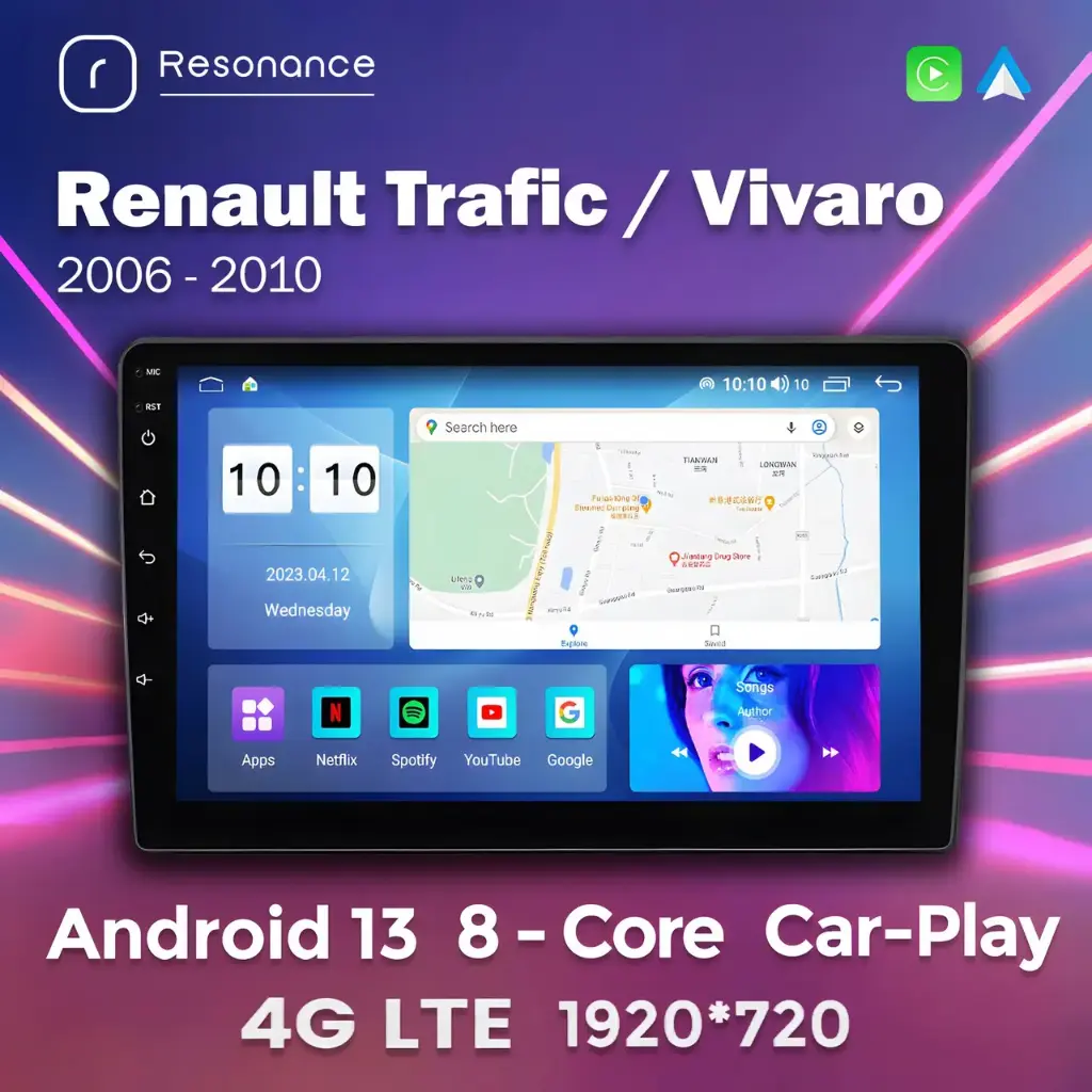 Магнітола Renault Trafic / Opel Vivaro / Nissan Primastar