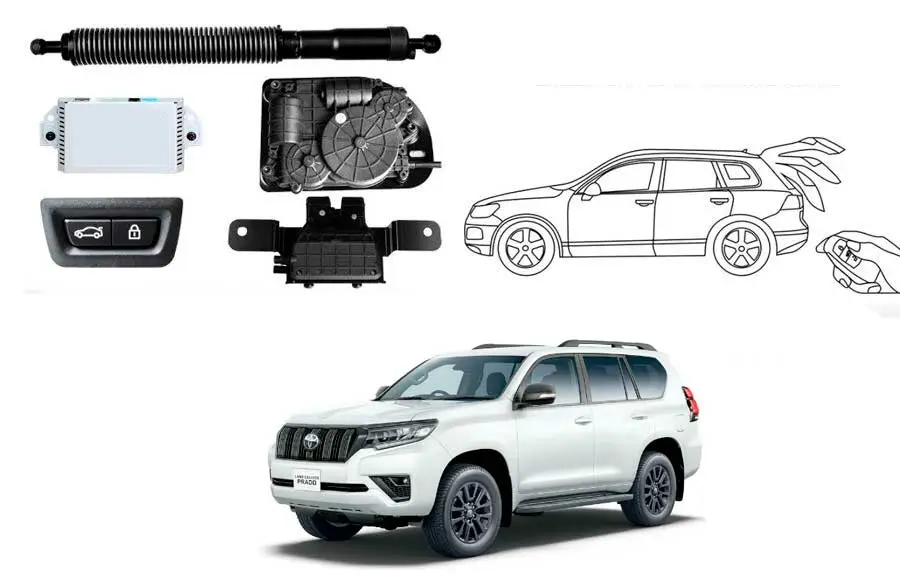 Автоматичний доводчик двері багажника на TOYOTA Prado 150