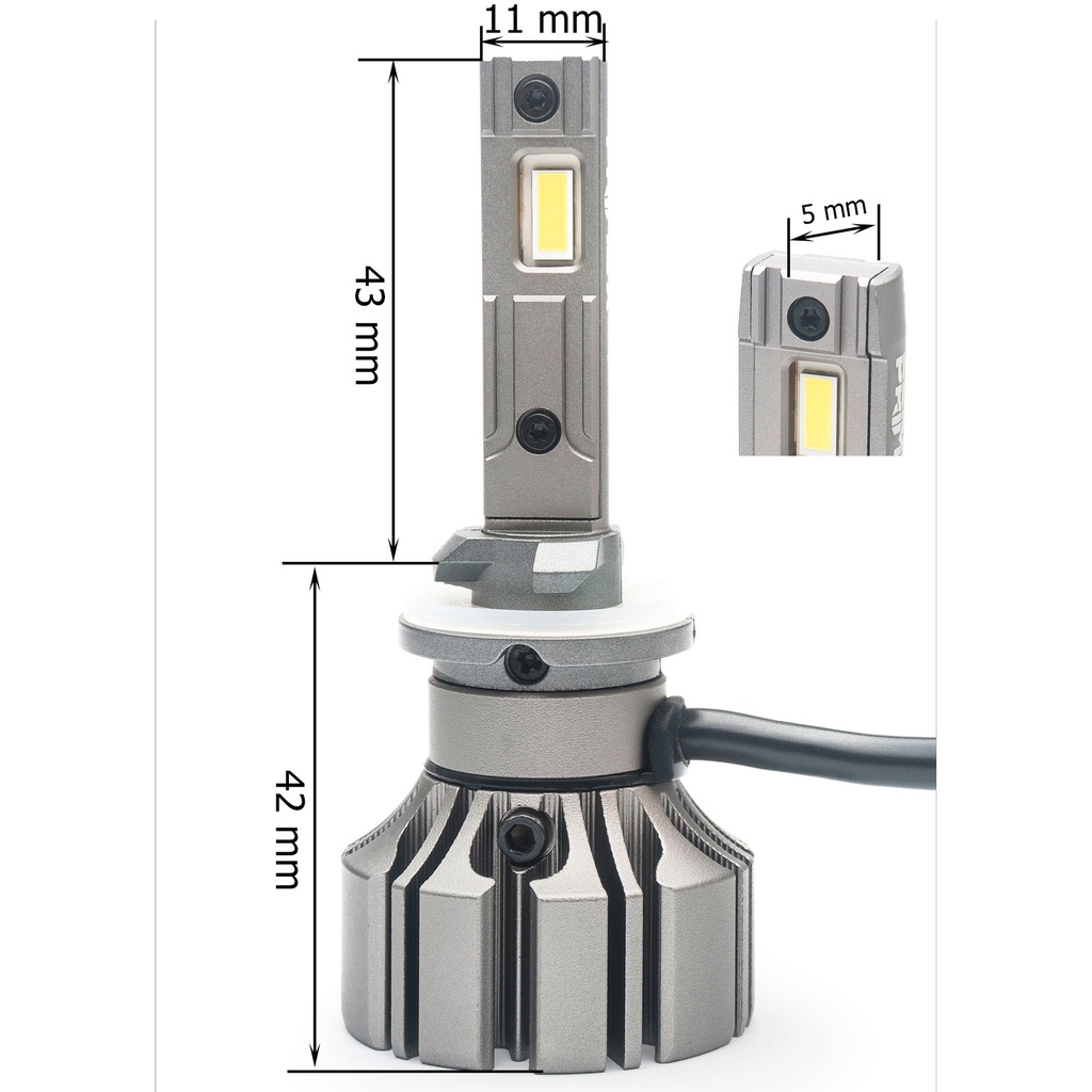 H27 (5000К) Prime-X Fog комплект світлодіодних ламп (2 шт.) 
