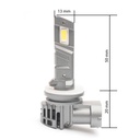 H27 (5000К) Prime-X MINI 2 комплект світлодіодних ламп (2 шт.) 