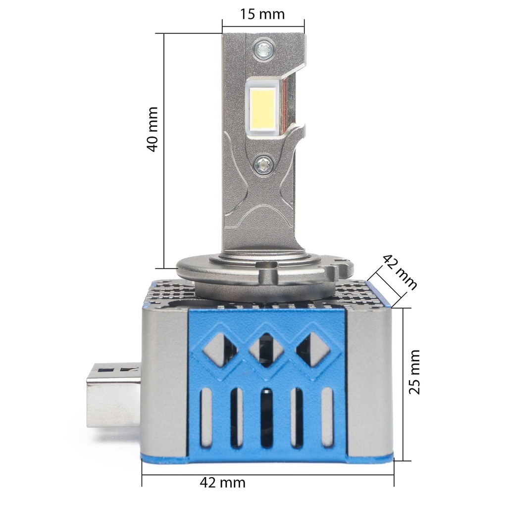 D8 (5000К) Prime-X D LUX комплект світлодіодних ламп (2 шт.) 