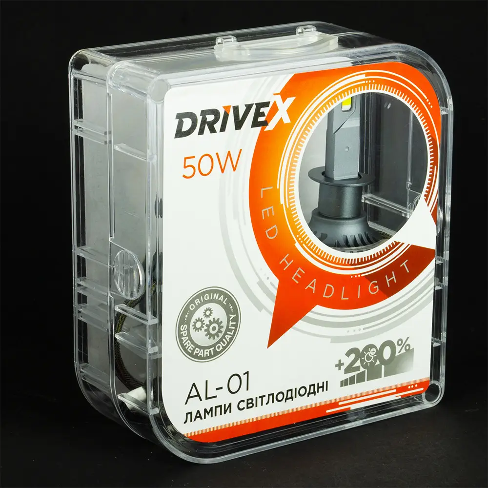 LED лампи автомобільні DriveX AL-01 HB4(9006) 6000K LED 50Вт CAN 12В