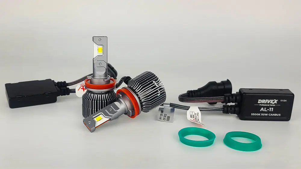 LED лампи автомобільні DriveX AL-11 H11 5.5K 50W CAN к-т.