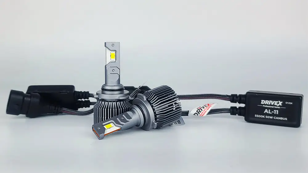 LED лампи автомобільні DriveX AL-11 HB4(9006) 5.5K 50W CAN к-т.