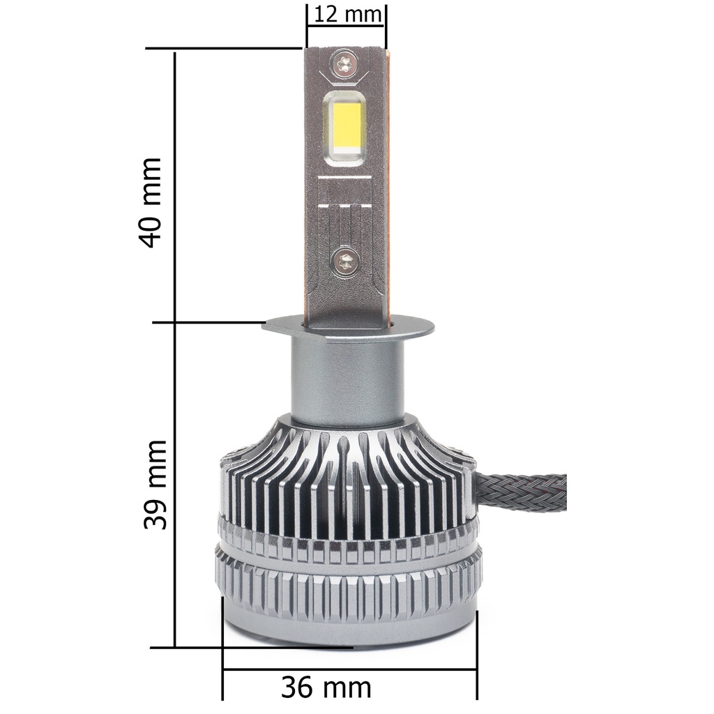 H1 (5000К) Prime-X MAX Pro комплект світлодіодних ламп (2 шт.) 