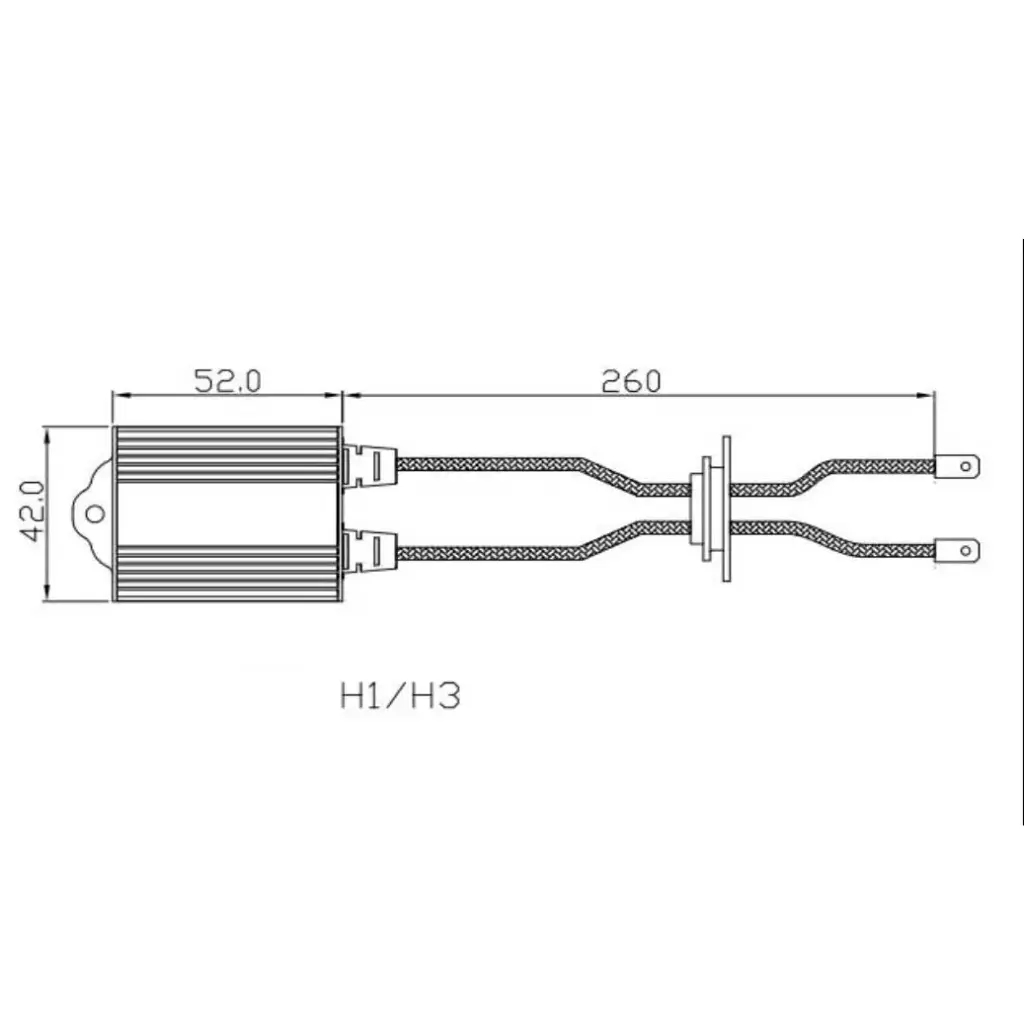 Обманки цифрові для LED ламп Prime-X CD H1/H3 