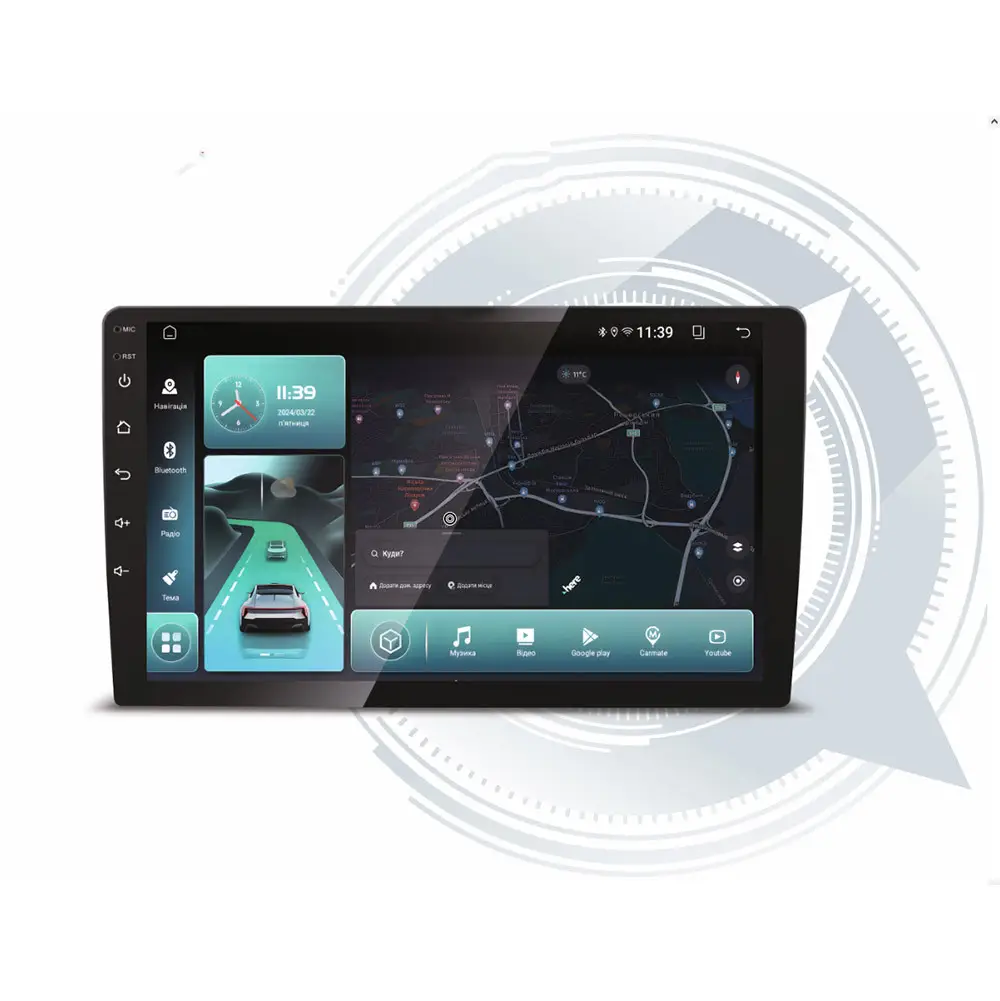 Автомобільна мультимедійна система DriveX UA-03 9" 2+32Gb 2.5D QLED 4-Cores Android 12.0 