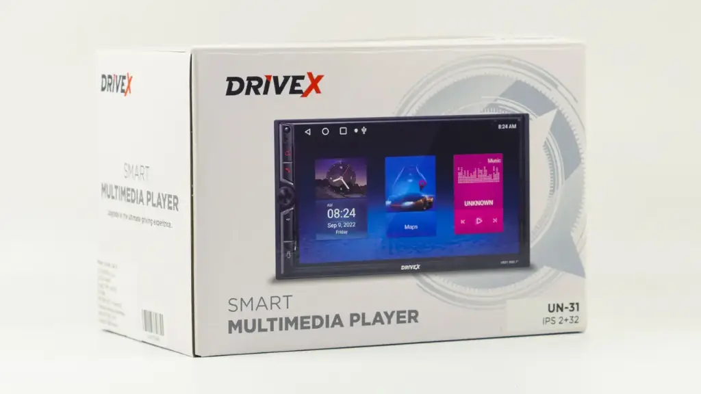 Автомобільна мультимедійна система DriveX UN31 AND 7" 4-core/2+32GB/Android 10.0/4x45Вт/1024x600