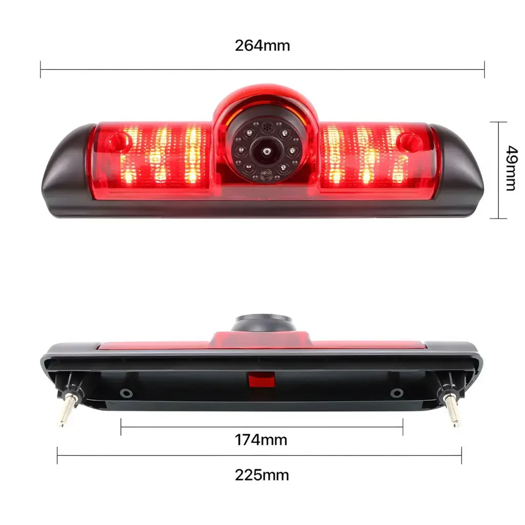 Камера заднього огляду в стоп сигнал для Fiat Ducato / Peugeot / Citroen - AHD Sony (2053) 1080p 120° (JS808) 