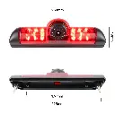 Камера заднього огляду в стоп сигнал для Fiat Ducato / Peugeot / Citroen - AHD Sony (2053) 1080p 120° (JS808) 