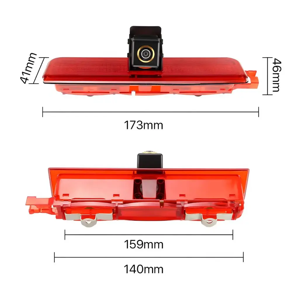 Камера заднього огляду в стоп сигнал для Volkswagen Caddy (2003-2019) - AHD Sony (2053) 1080p 175° (JS816) 