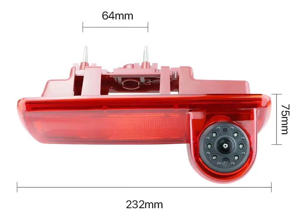 Камера заднього огляду в стоп сигнал для Renault Trafic / Nissan / Opel / Fiat - AHD Sony (2053) 1080p 120° (JS813) 