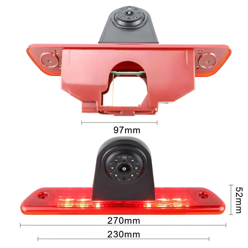 Камера заднього огляду в стоп сигнал для Peugeot Expert / Citroen / Fiat / Toyota - AHD Sony (2053) 1080p 120° (JS824) 