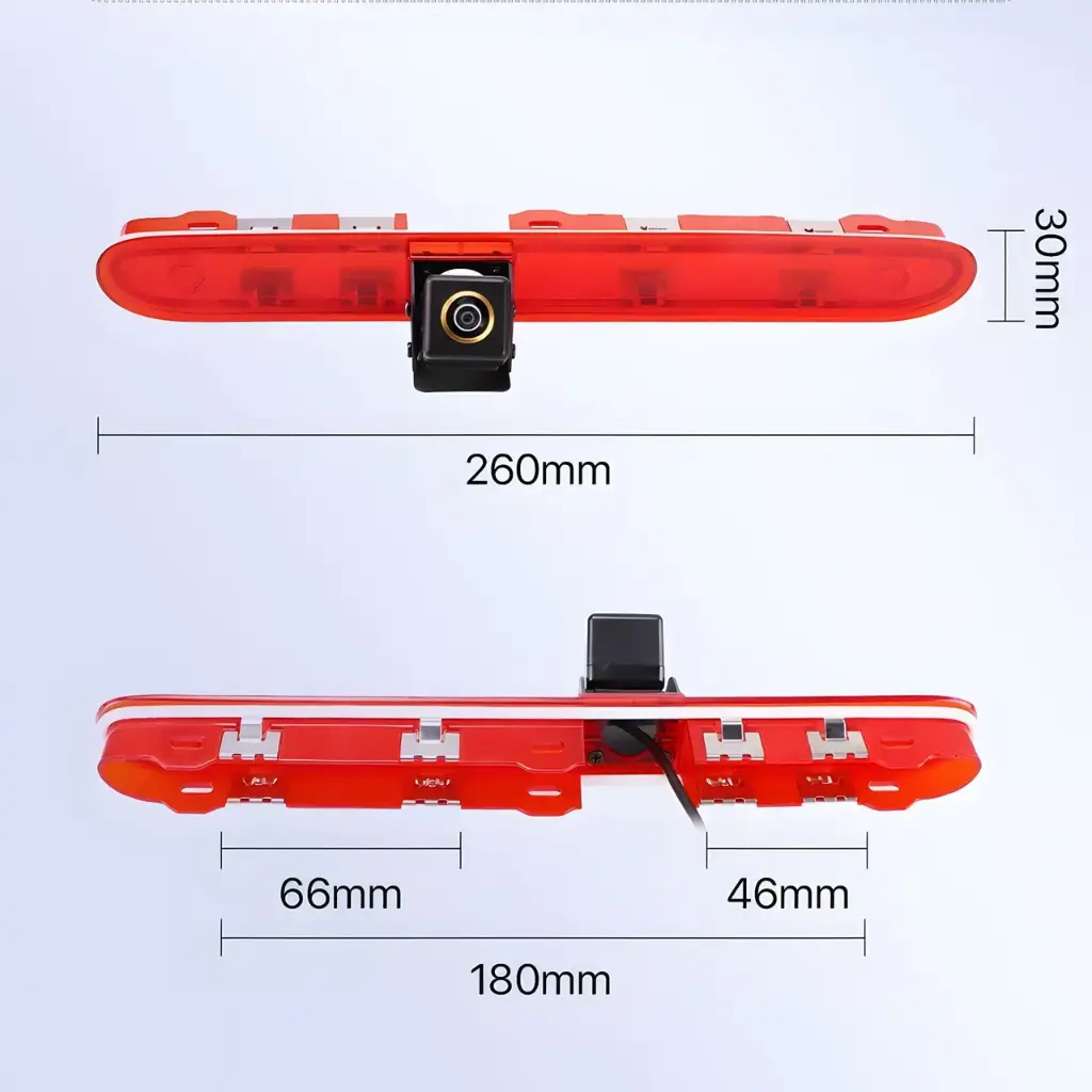 Камера заднего вида в стоп сигнал Peugeot Expert / Citroen Jumpy / Toyota. AHD Sony (2053) 1080p 175° (JS825) 