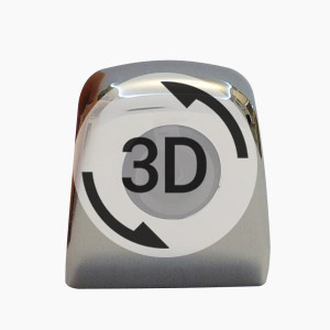 Камера заднього/переднього огляду Prime-X MCM-15 (срібляста) 