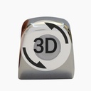 Камера заднього/переднього огляду Prime-X MCM-15 (срібляста) 