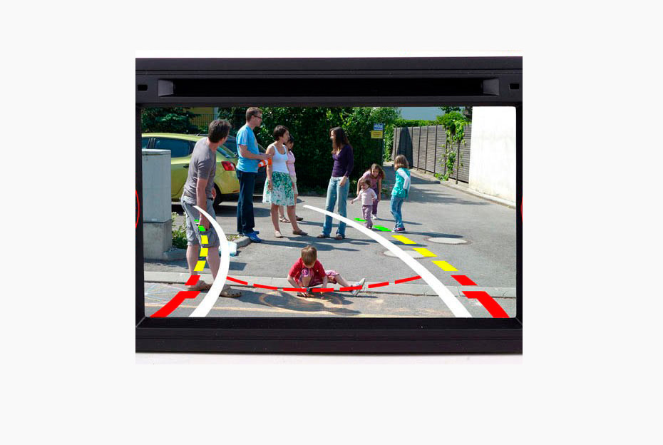 Камера заднього огляду Prime-X D-5 з динамічною розміткою