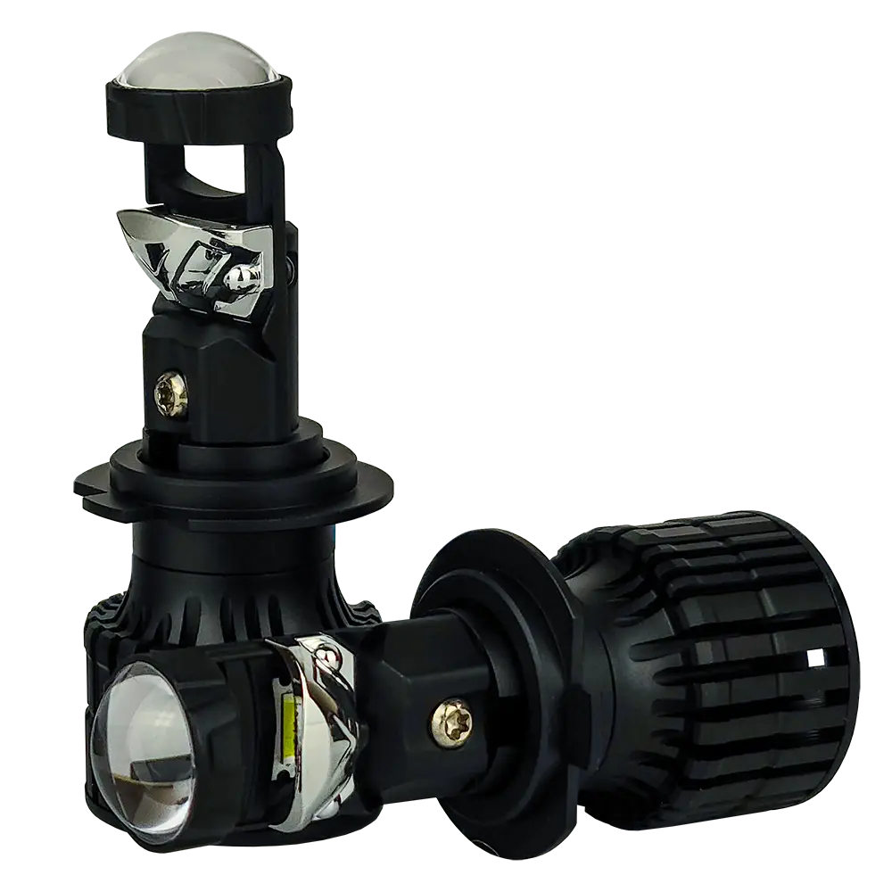 LED лампи автомобільні з лінзою DriveX LE-07 H7 6000K 55W 9-32V к-т.