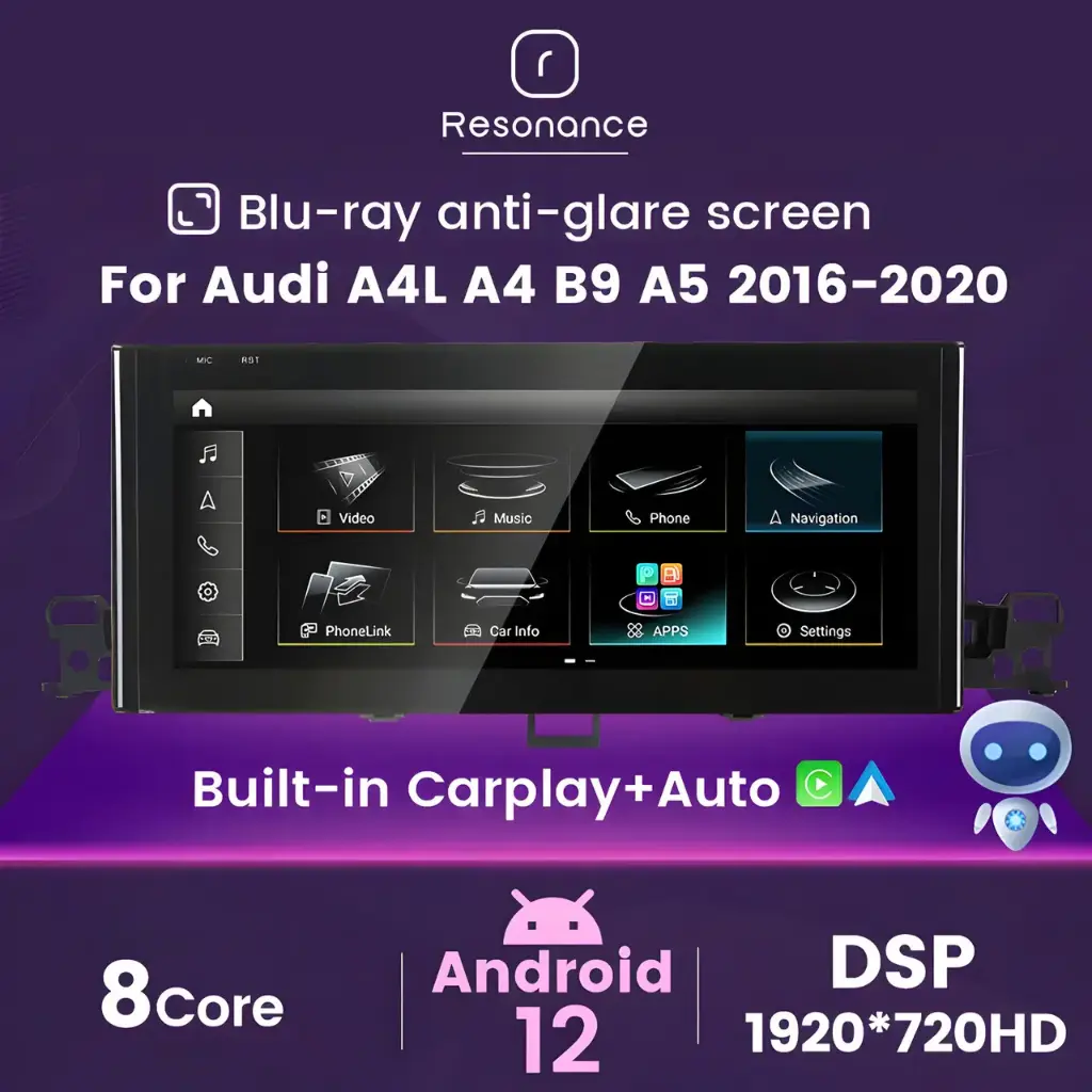 Штатна магнітола Audi A4, A4L (B9) (Low, 4/64)