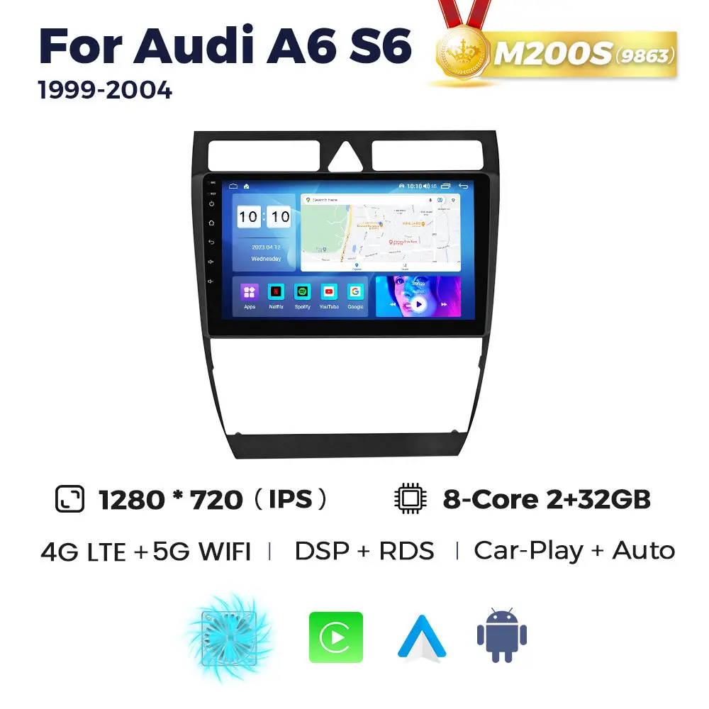 Магнітола Audi A6, S6 (HD (1280x720) QLED)
