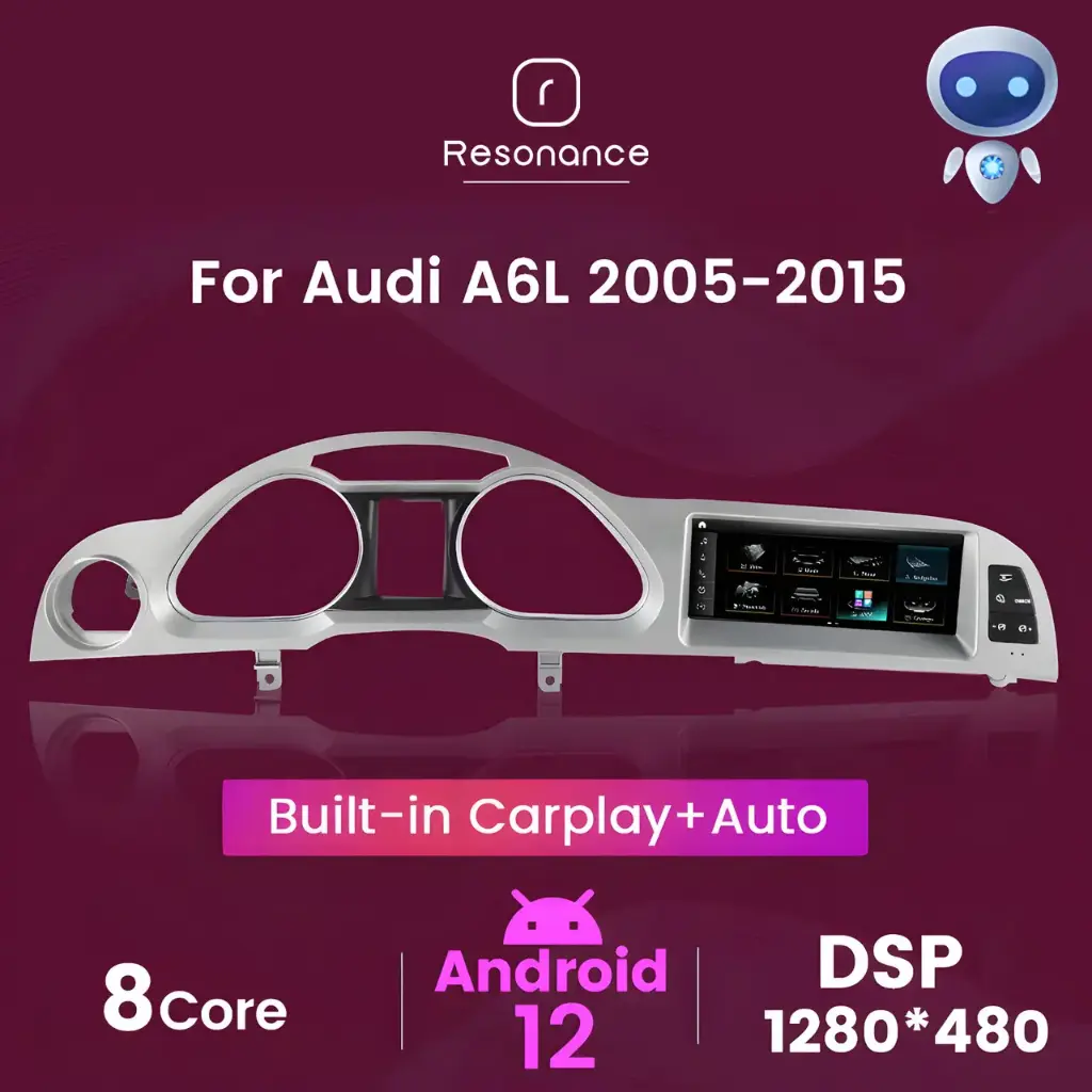 Штатна магнітола Audi A6, (C6)