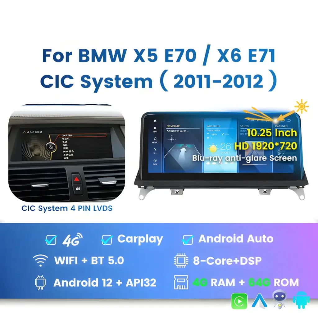 Магнітола BMW X5 (E70)