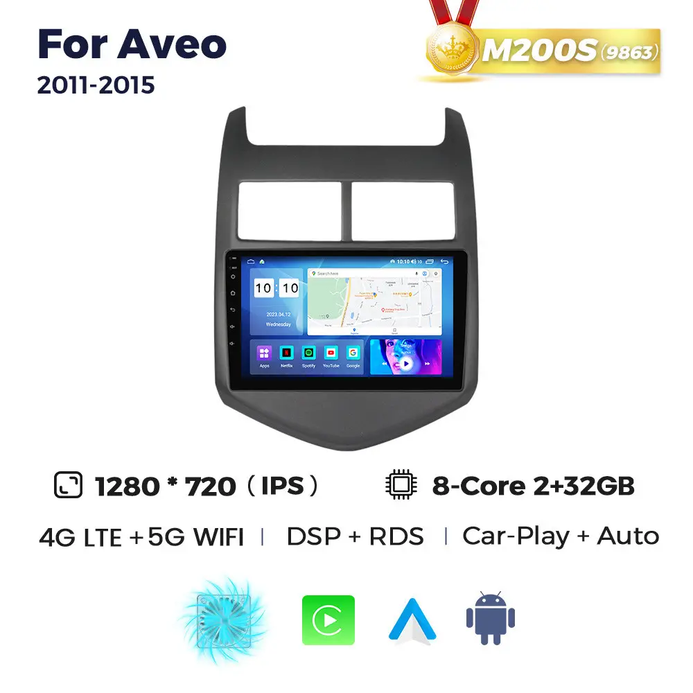 Магнітола Chevrolet Aveo 2 (2/32, HD (1280x720) QLED)