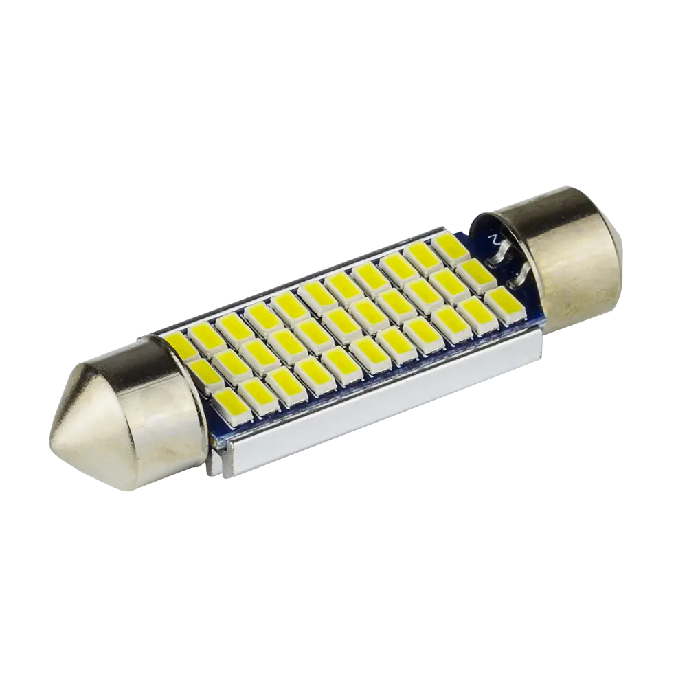 Світлодіоди в габаритні вогні, підсвітку номера та в салон DriveX T11-116 41mm 3014-33 12V CAN автомобільні