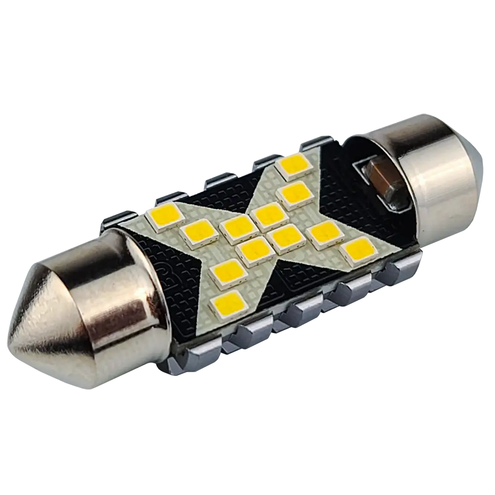 Світлодіоди в габаритні вогні, підсвітку номера та в салон DriveX T11-207 39mm 2016-12 12-24V CAN автомобільні 