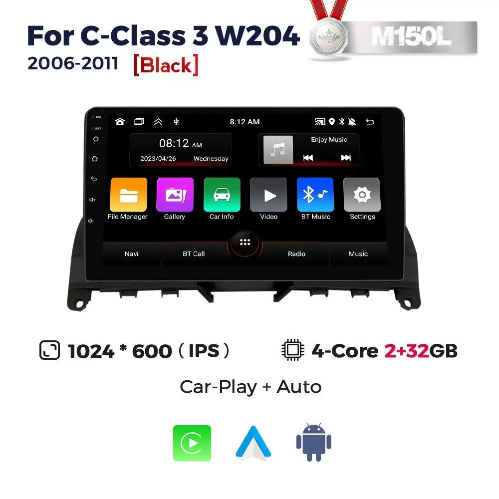 Магнітола Mercedes-Benz C-Class (W204)