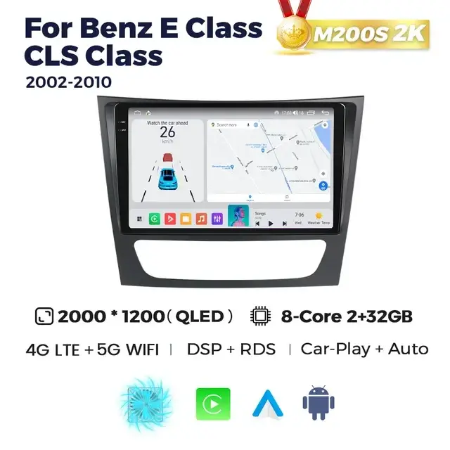 Магнітола Mecedes Benz W211 (2/32, HD (1280x720) QLED)