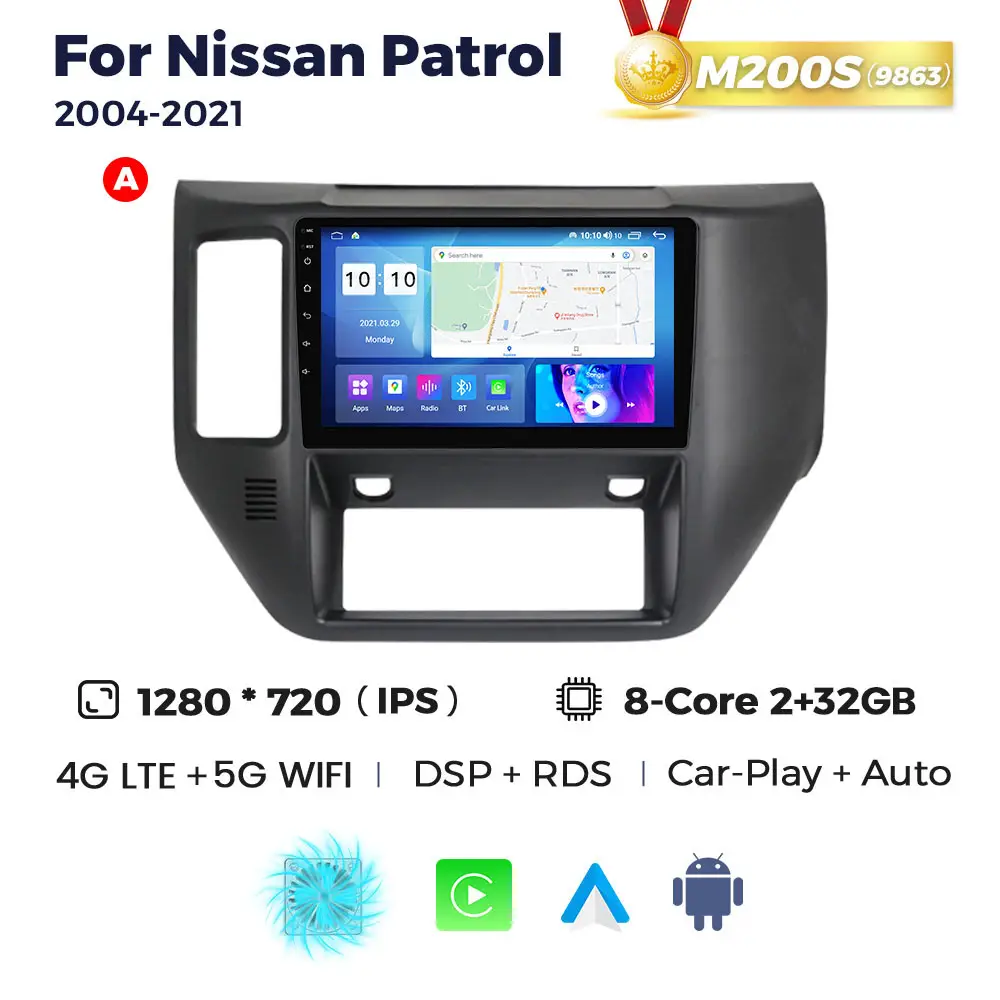 Магнітола Nissan Patrol (Safari, Y62) (2/32, HD (1280x720) QLED)