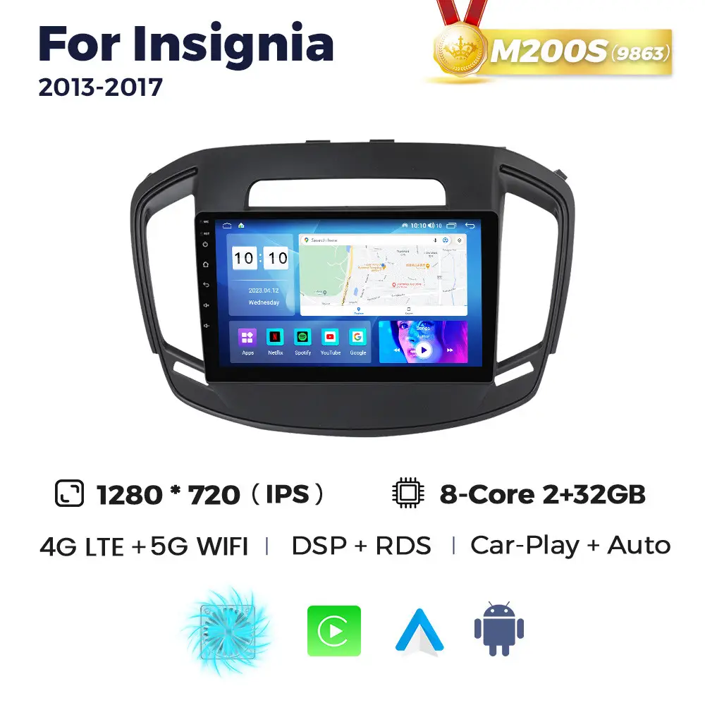 Магнітола Opel Insignia, Buick Regal (2/32, HD (1280x720) QLED)