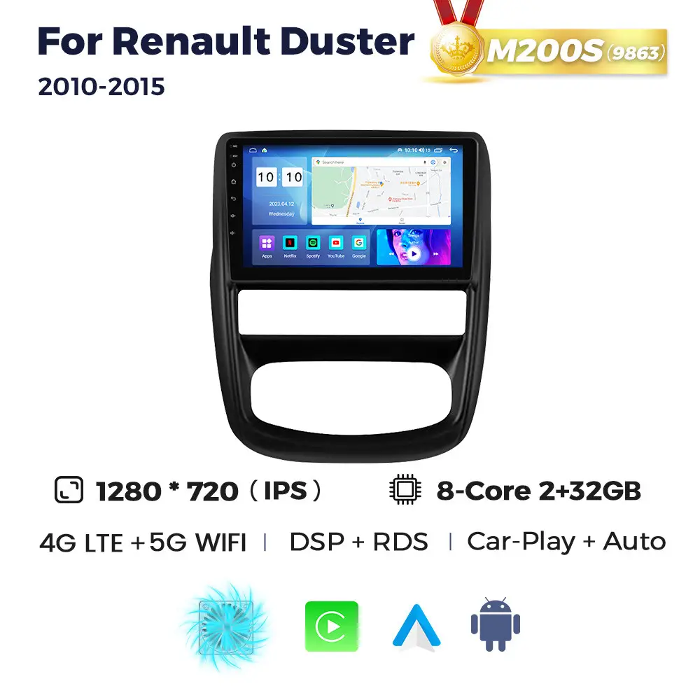 Магнітола Renault Duster (2/32, HD (1280x720) QLED)