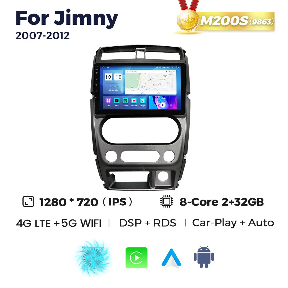 Магнітола Suzuki Jimny (JB32/JB23) (2/32, HD (1280x720) QLED)