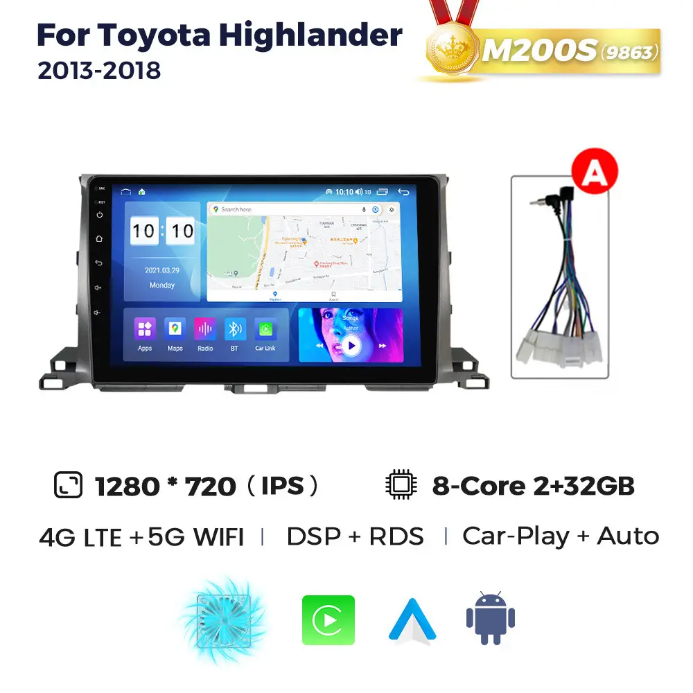 Магнітола Toyota Highlander 3 (XU50)