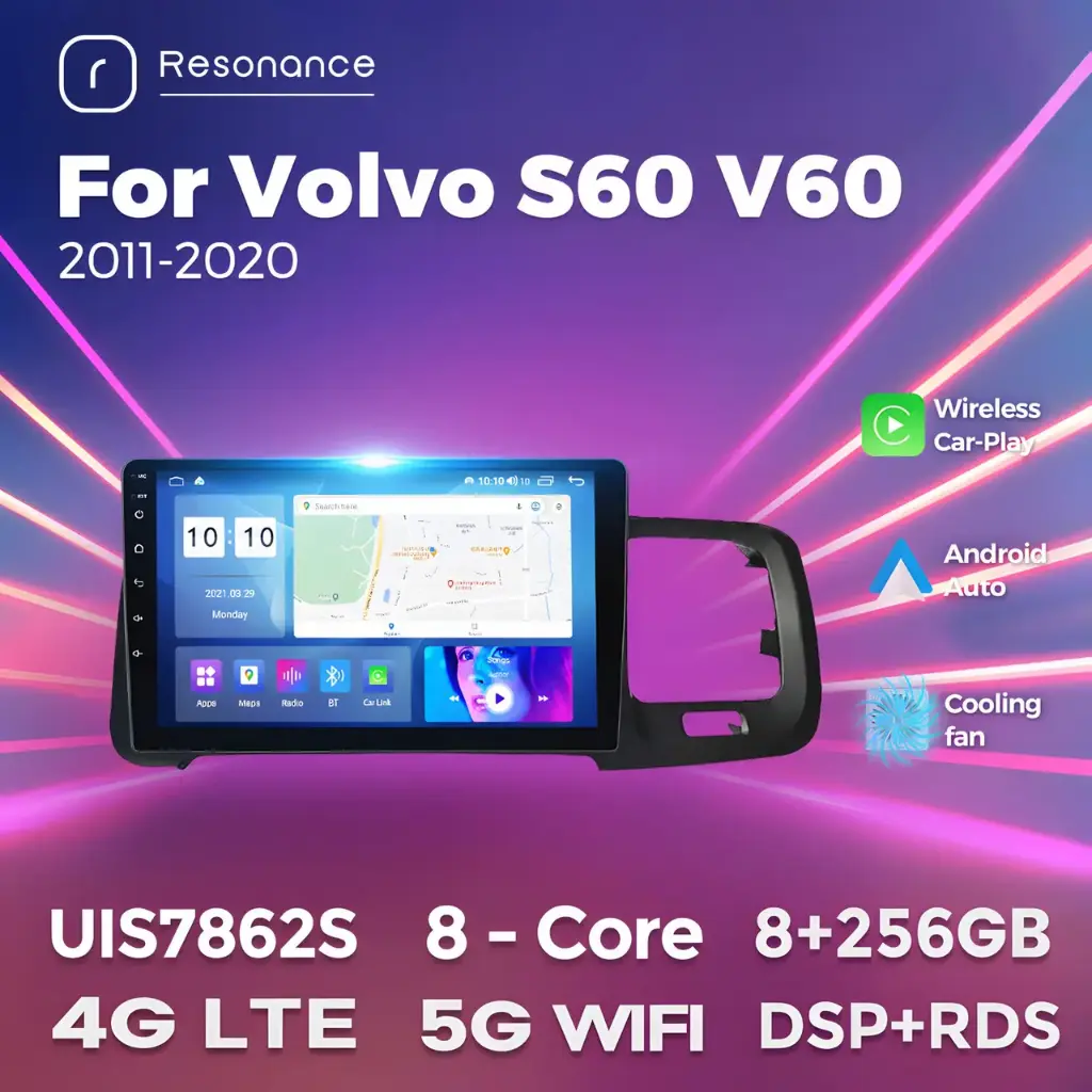 Магнітола Volvo S60, V60