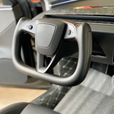 Шкіряне кермо автомобіля Tesla 3